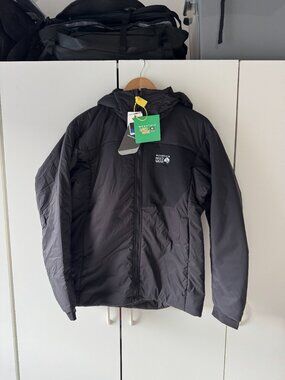 Mountain Hardwear Primaloft Jacket Insulated Hood Men Black Large L